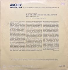 Archiv Produktion Das Schaffen Johann Sebastian Bach LP Plak