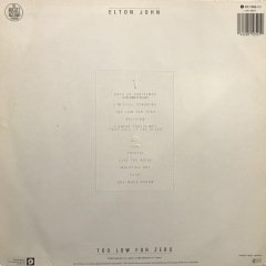 Elton John Too Low For Zero LP Plak