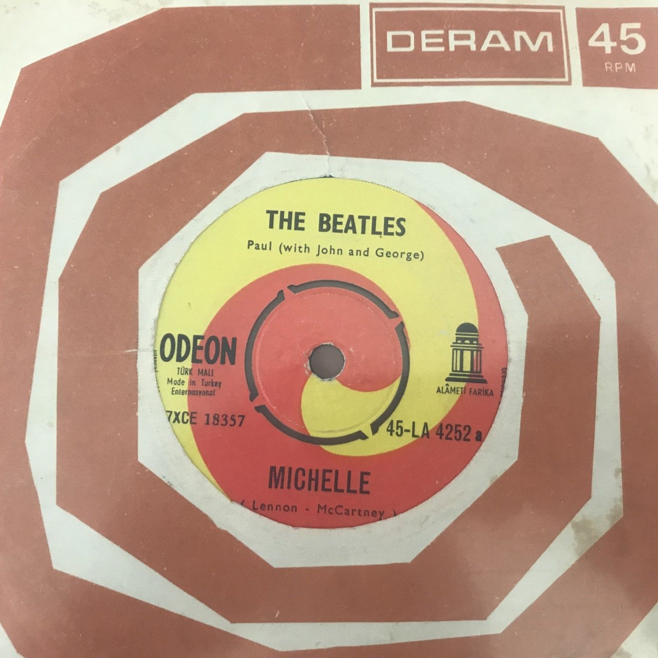 The Beatles Michelle 45lik Plak