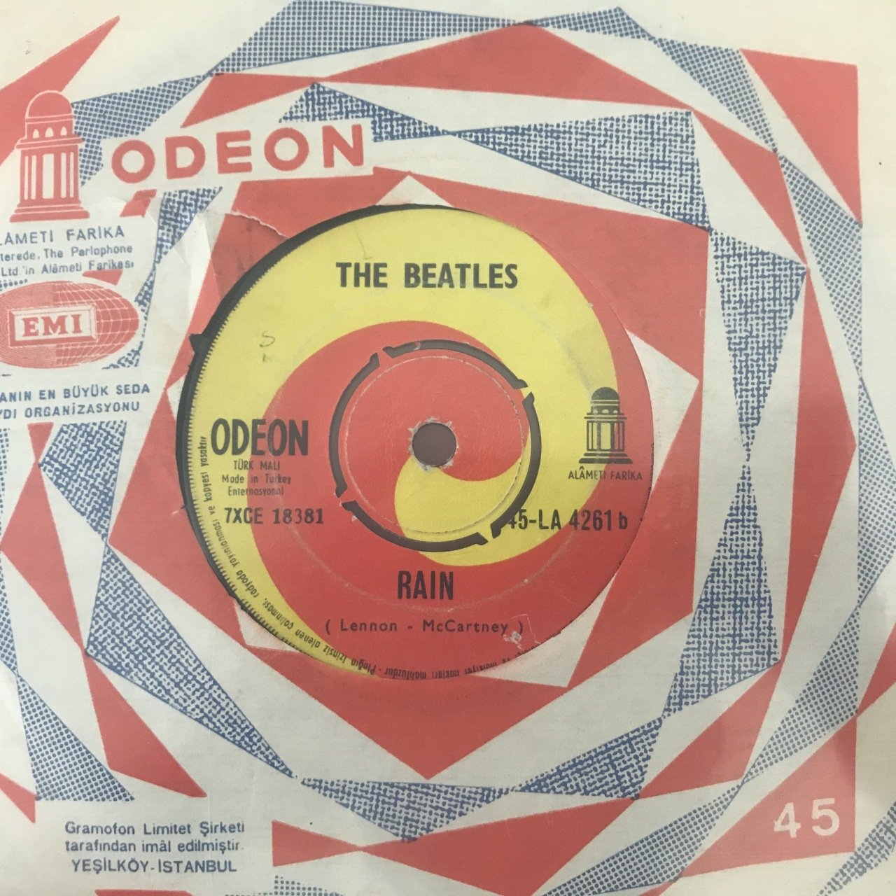 The Beatles Paperback Writer 45lik Plak