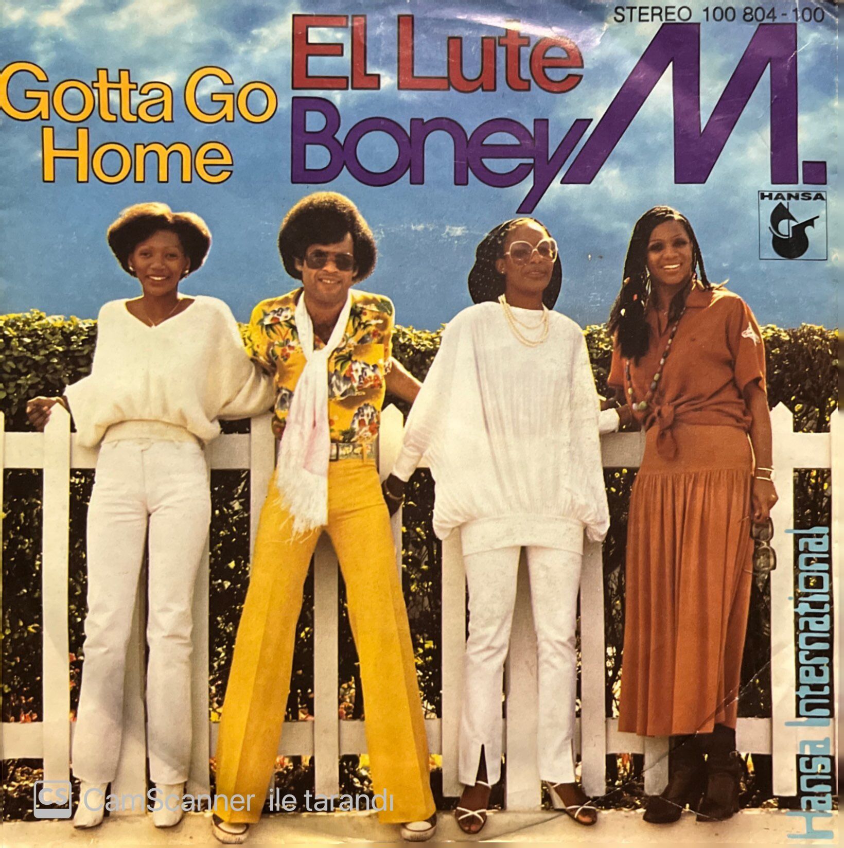 Boney M. Gotta Go Home 45lik Plak