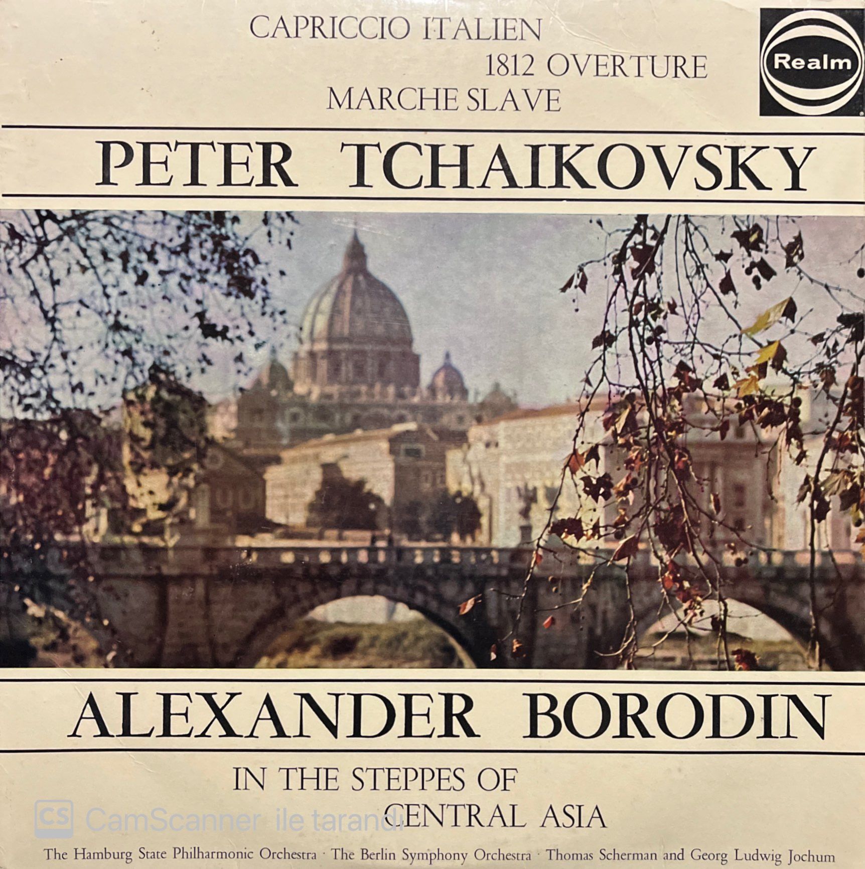 Peter Tchaikovsky Alexander Borodin LP Plak