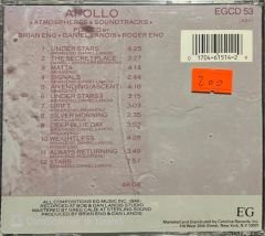 Brian Eno Apollo Atmosphores & Soundtracks CD
