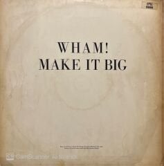 Wham Make It Big LP Plak
