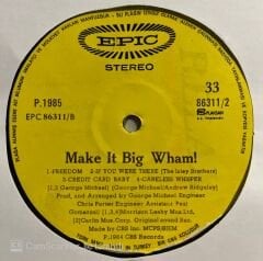 Wham Make It Big LP Plak