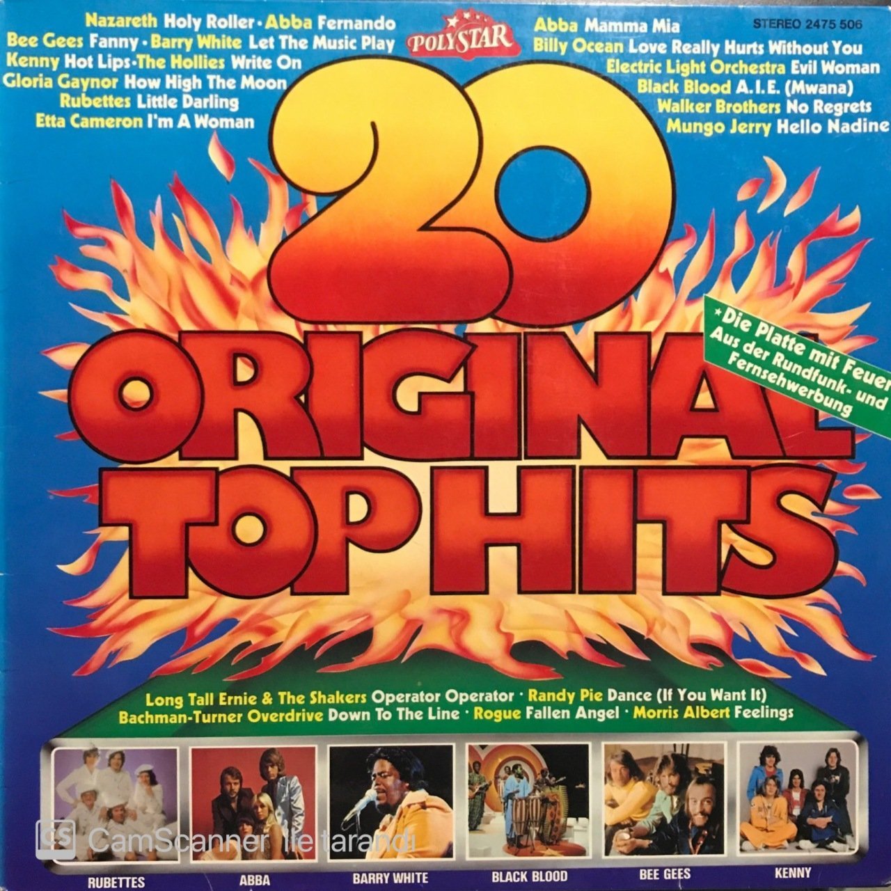 20 Original Top Hits LP Plak