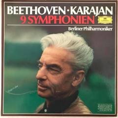 Beethoven Karajan 9 Symphonien 8 LP Klasik Box Set Plak