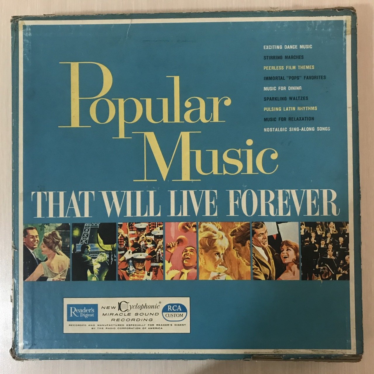Populer Music That Will Live Forever 10 LP Box Set Plak
