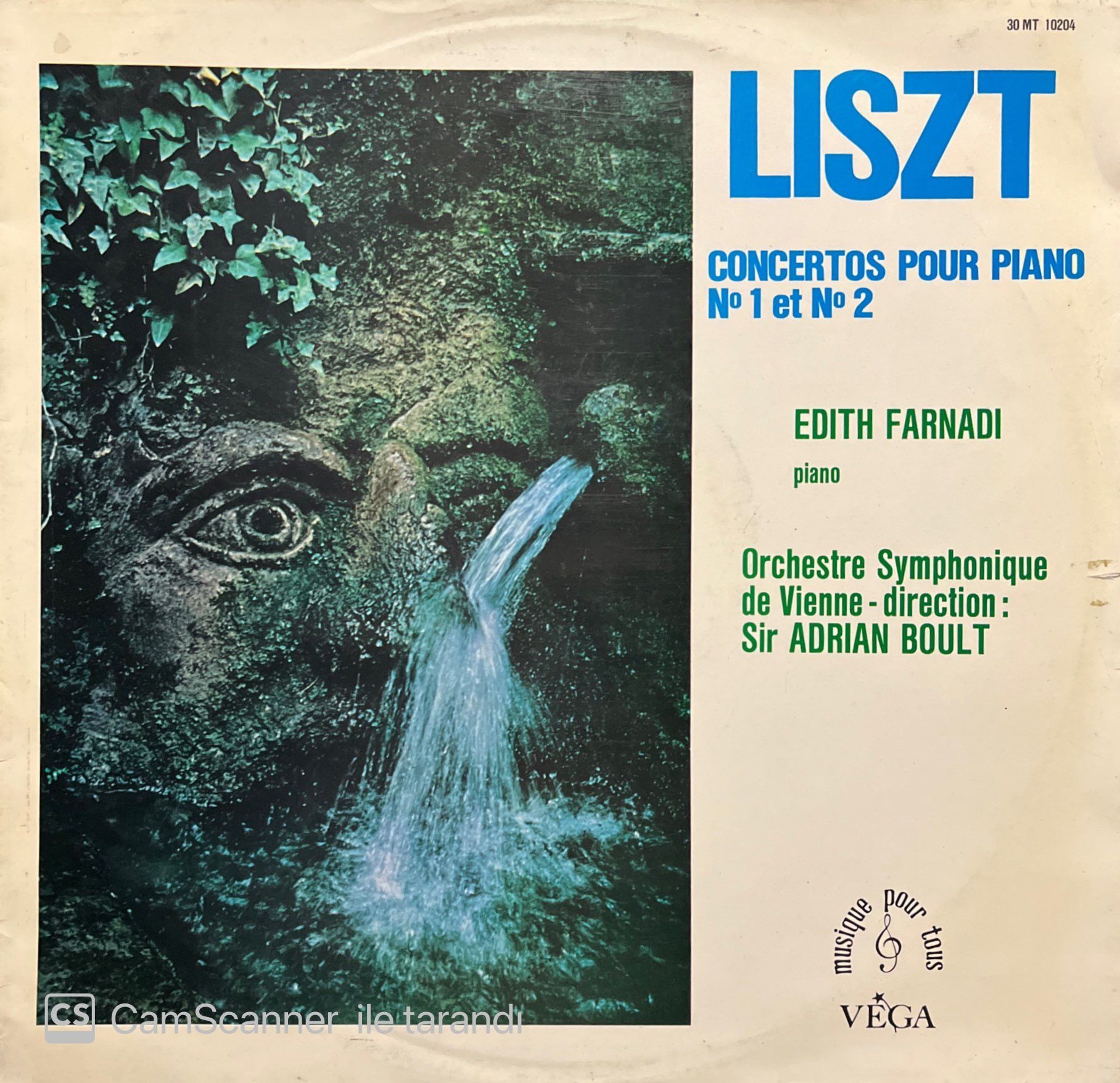 Liszt Concertos Pour Piano LP Plak