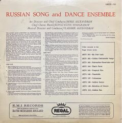 Russian Song And Dance Ensemble (Kalinka) LP Plak