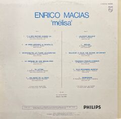 Enrico Macias Melisa LP Plak