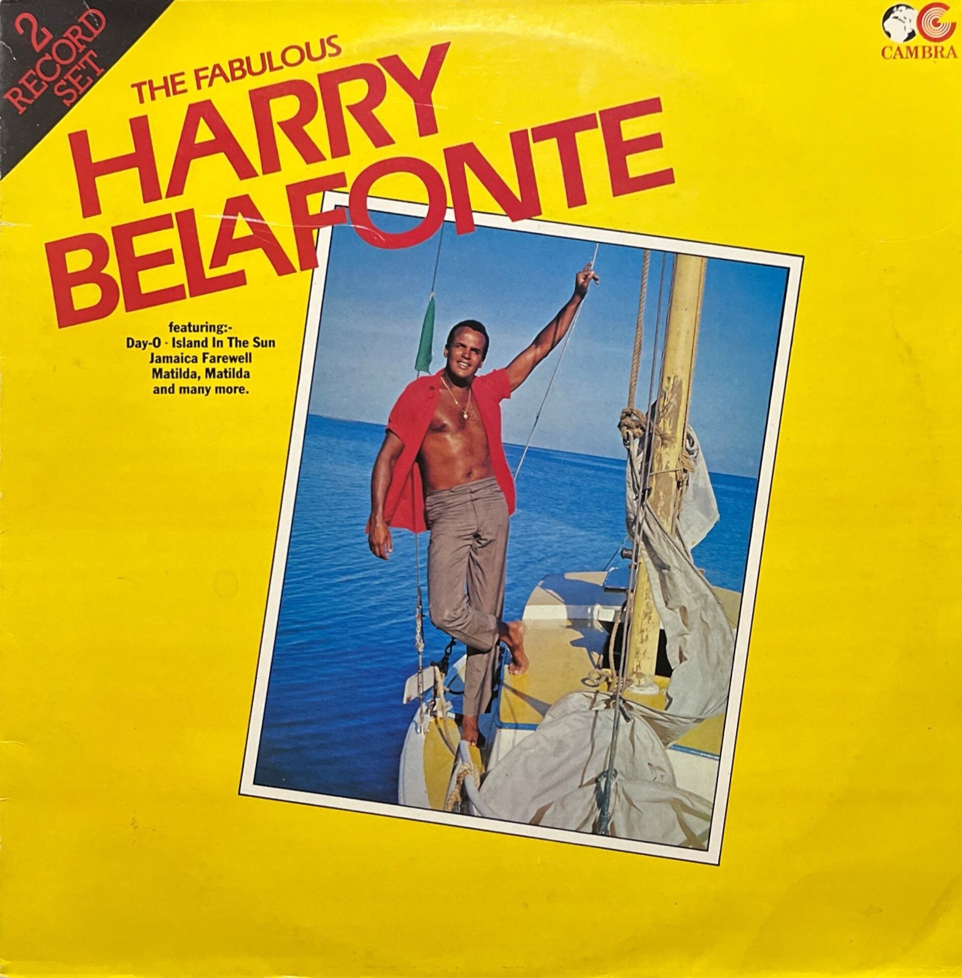 Harry Belafonte The Fabulous (Day-O) Double LP Plak