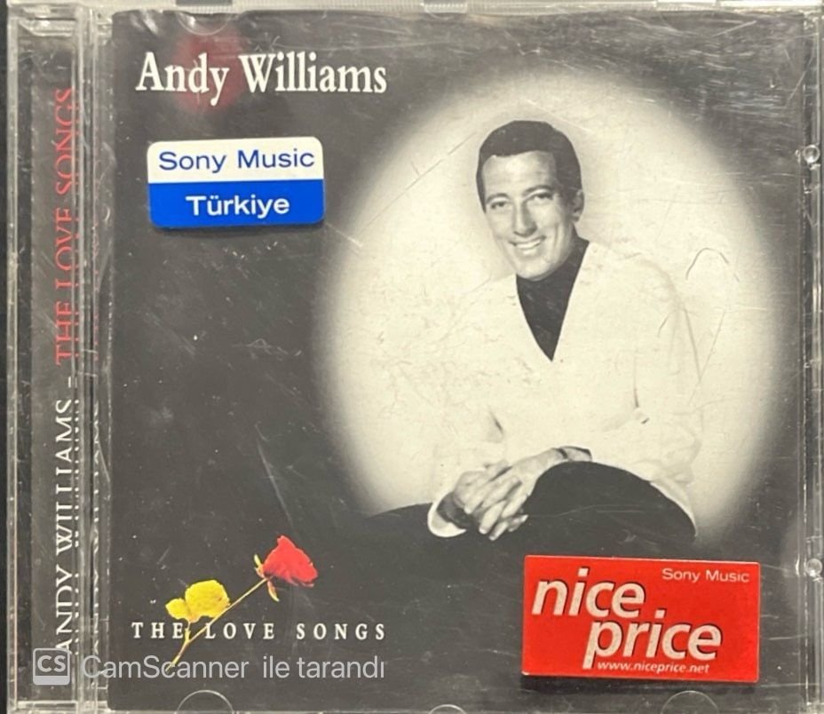 Andy Williams The Love Songs CD