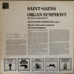 Alexander Schreiner Organ Symphony LP Plak
