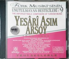 Türk Musiki'sinin Unutulmayan Besteleri/9 Yaseri Asım Arsoy CD