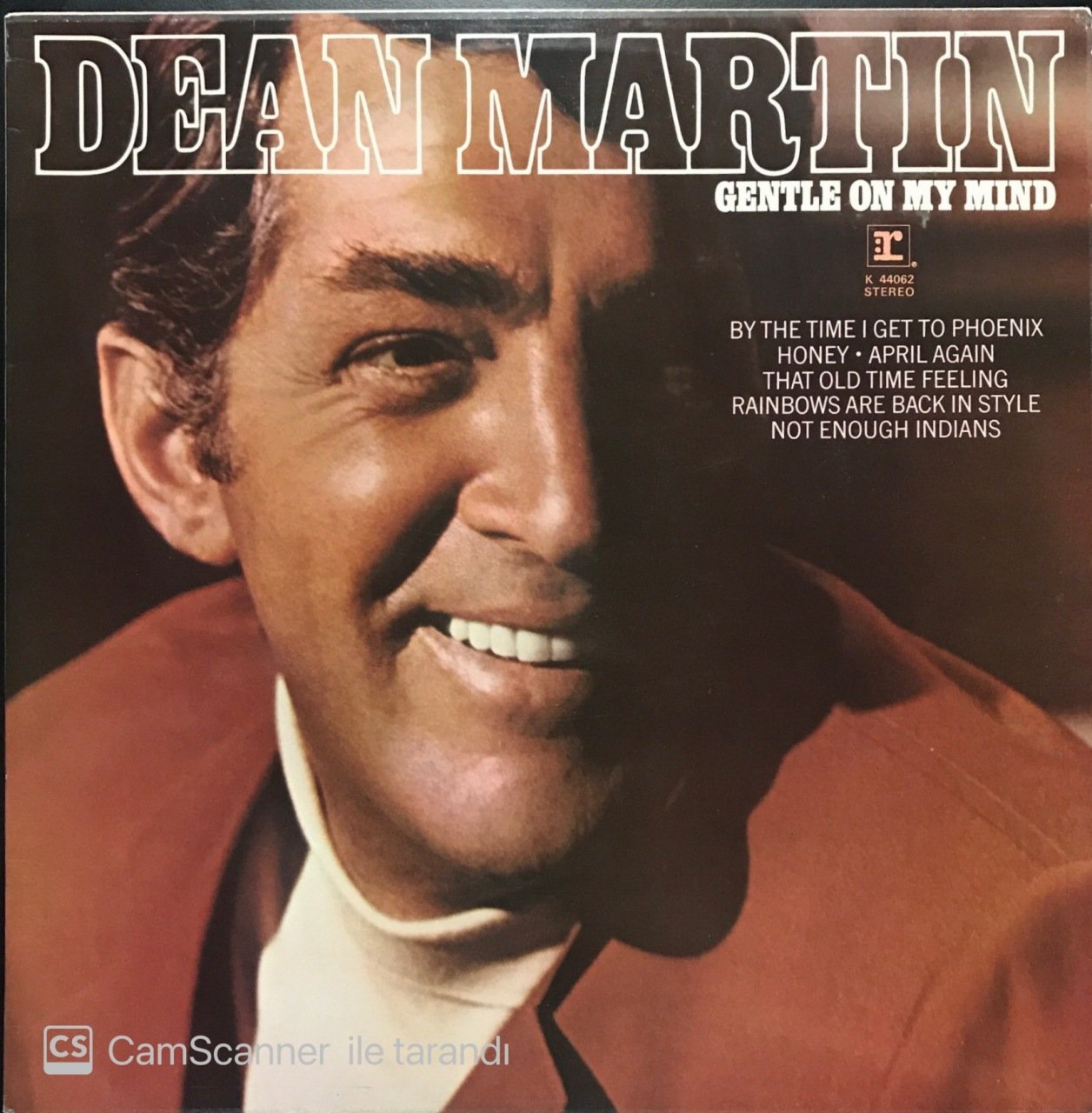 Dean Martin Gentle On My Mind LP Plak
