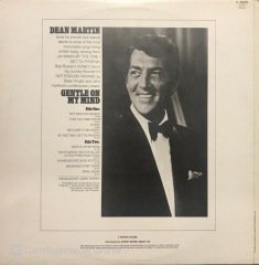 Dean Martin Gentle On My Mind LP Plak