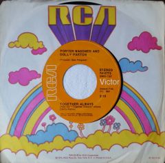 Porter Wagoner And Dolly Parton Together Always 45lik Plak