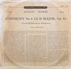 Antonin Dvorak Symphony No. 6 LP Plak