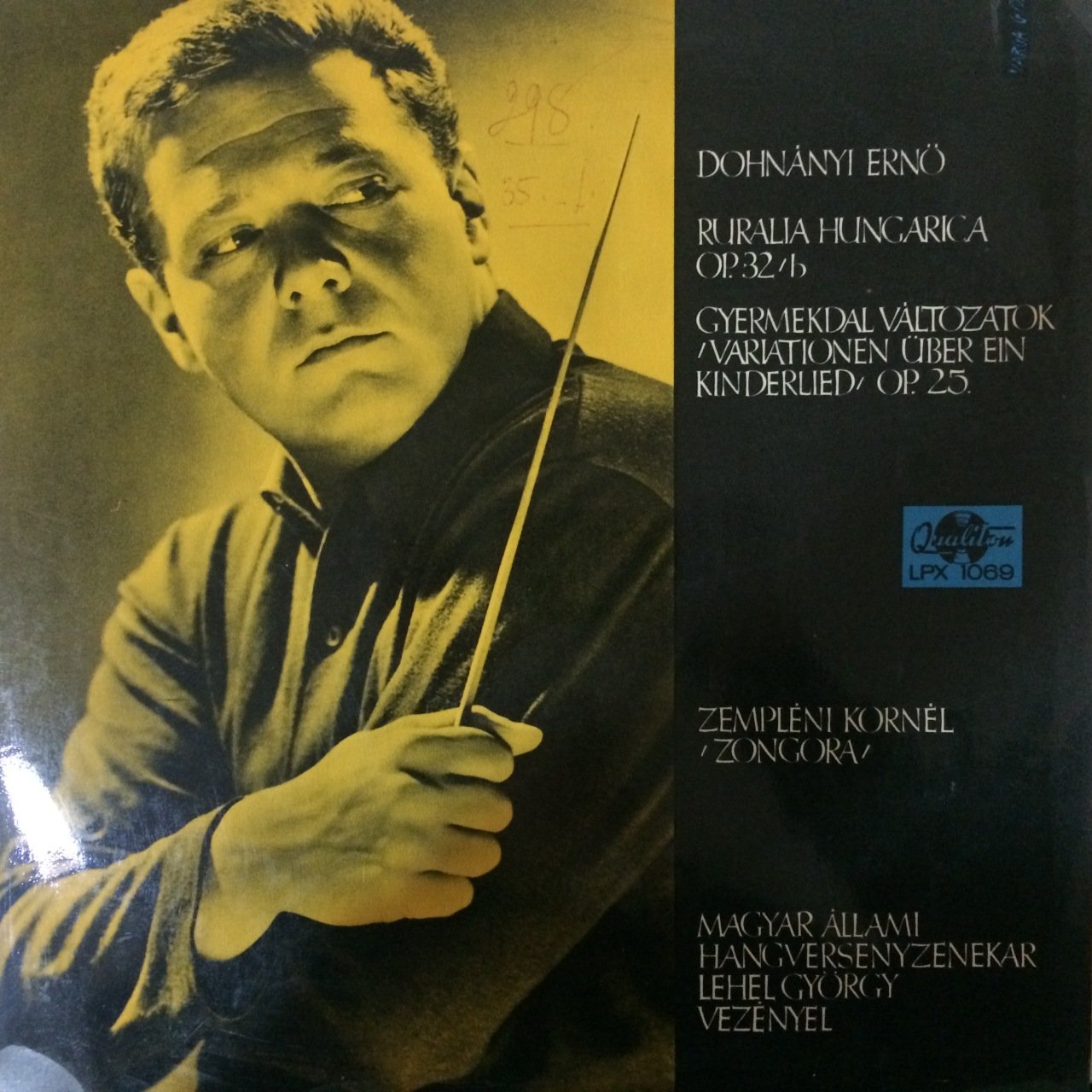 Dohnanyı Ernö Ruralia Hangarica Op.32 LP Plak