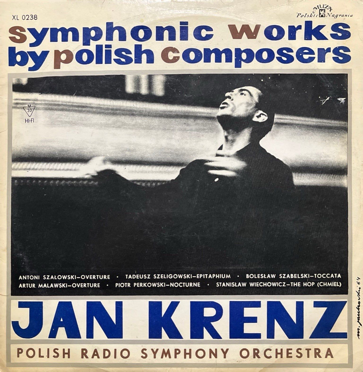Jan Krenz Symphonic Works By Polish Composers Classic LP Plak