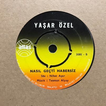 Yaşar Özel Nasıl Geçti Habersiz 45lik Plak
