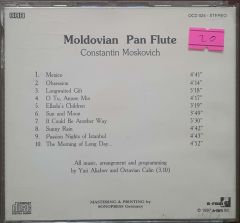 Moldovian Pan Flute Constantin Moskovich CD