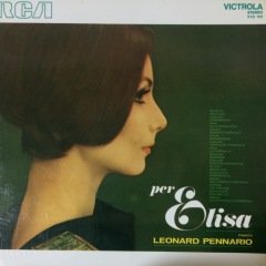 Leonard Pennario Per Elisa LP Plak