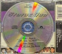 Status Quo I Didn't Mean It Maxi Single CD