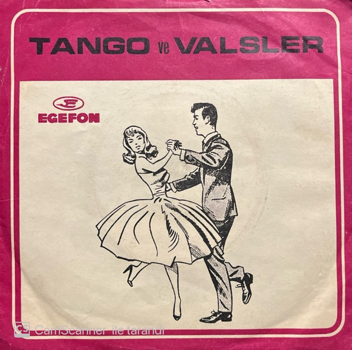 Tango Ve Valsler Tuna Dalgaları (Vals)  45lik Plak