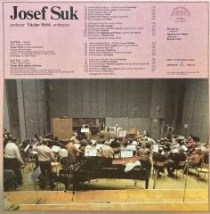Joseph Suk Orchestr Vaclav Hybs Orchestra Classic LP Plak