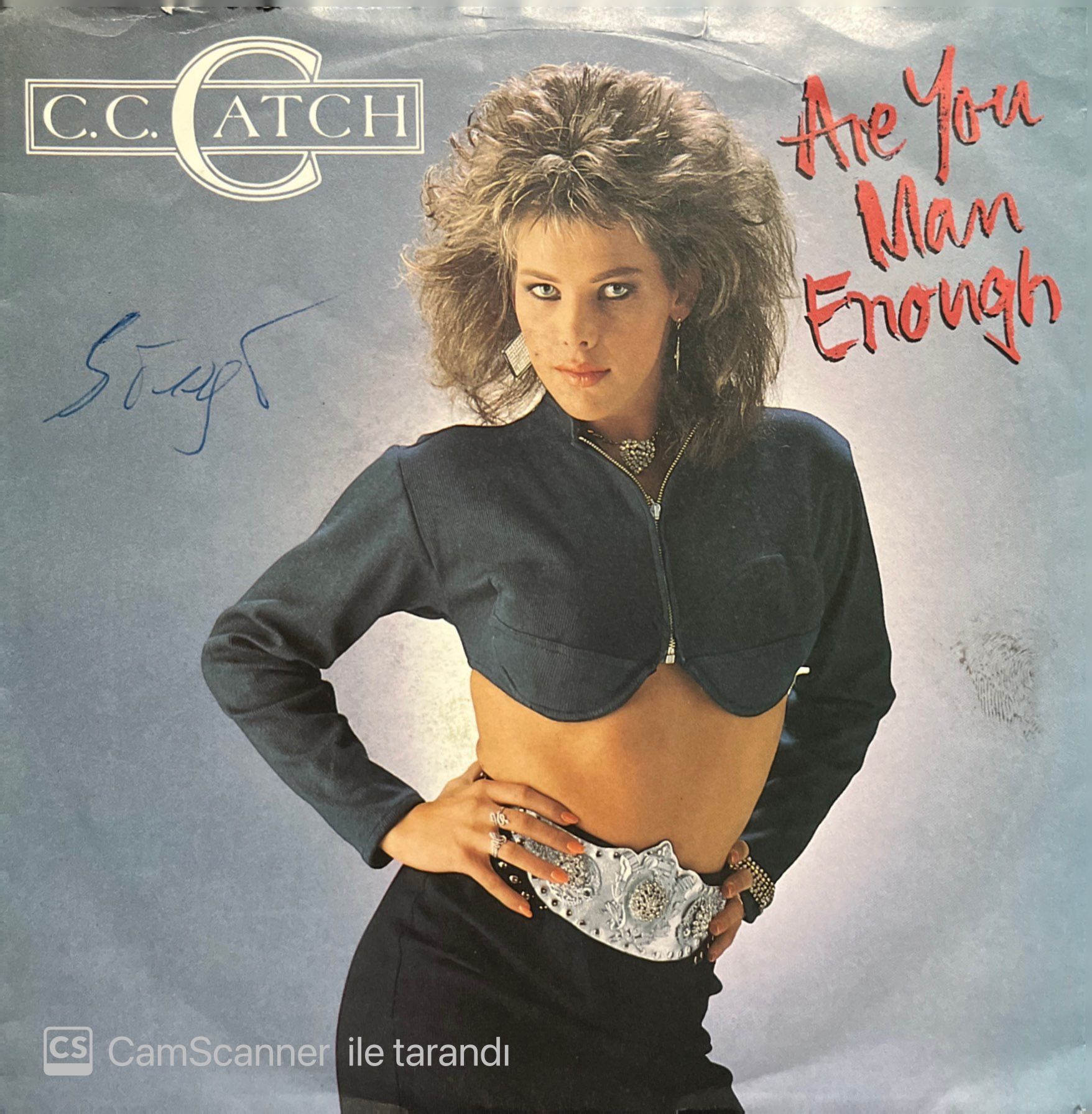 C.C. Cath Are You Man Enough 45lik Plak