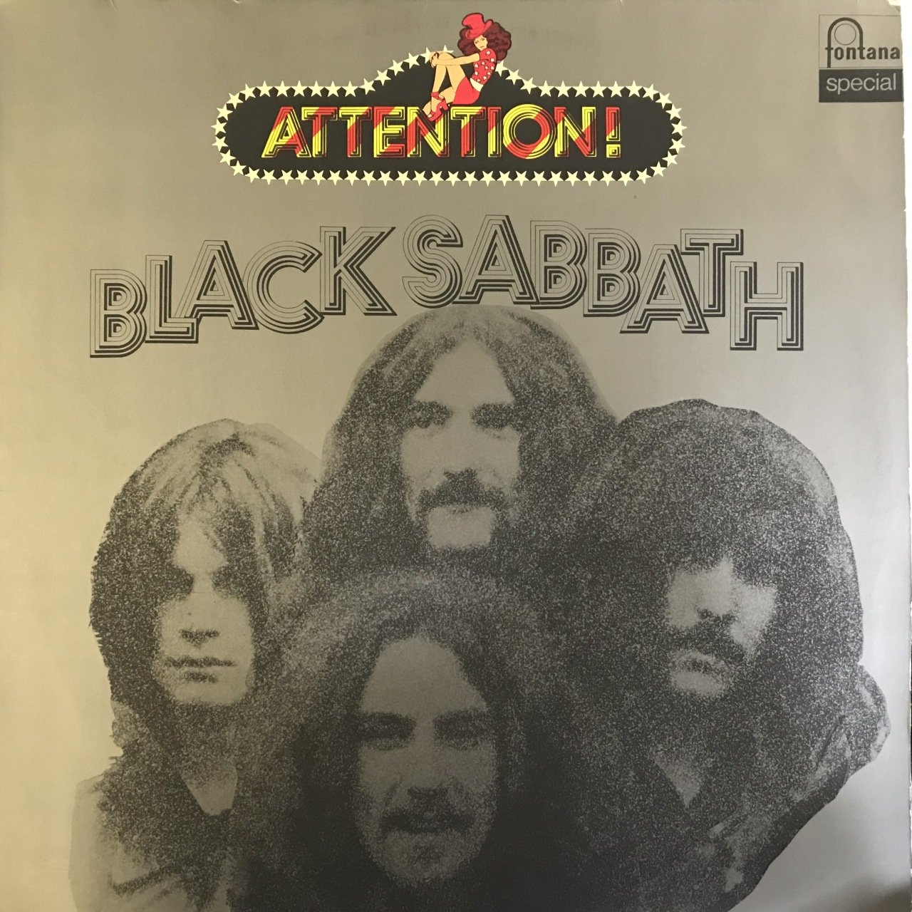 Black Sabbath Attention LP Plak