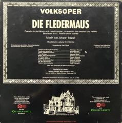 J. Strauss Die Fledermaus Classic Double LP Plak