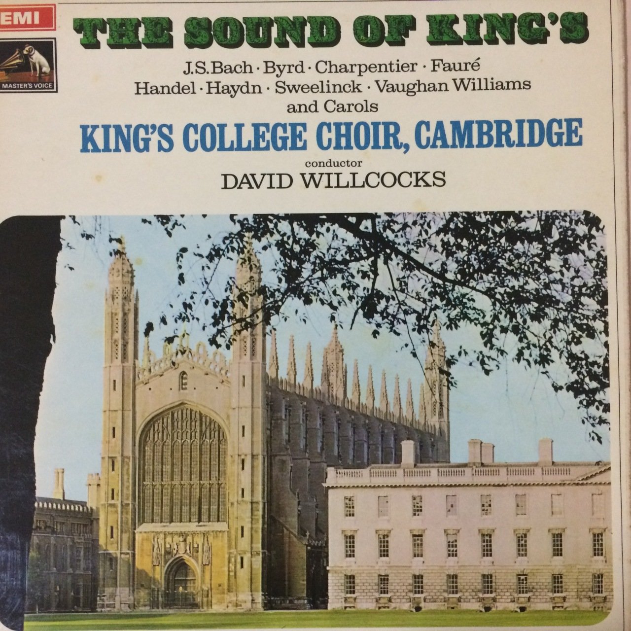 David Willcocks The Sound Of King's LP Plak
