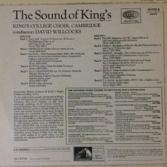 David Willcocks The Sound Of King's LP Plak