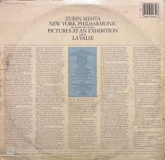 Zubin Mehta Mussorgsky/Ravel Pictures At An Exhibition LP Plak