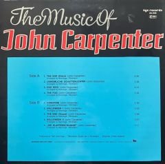 John Carpenter The Music Of  John Carpenter LP Plak