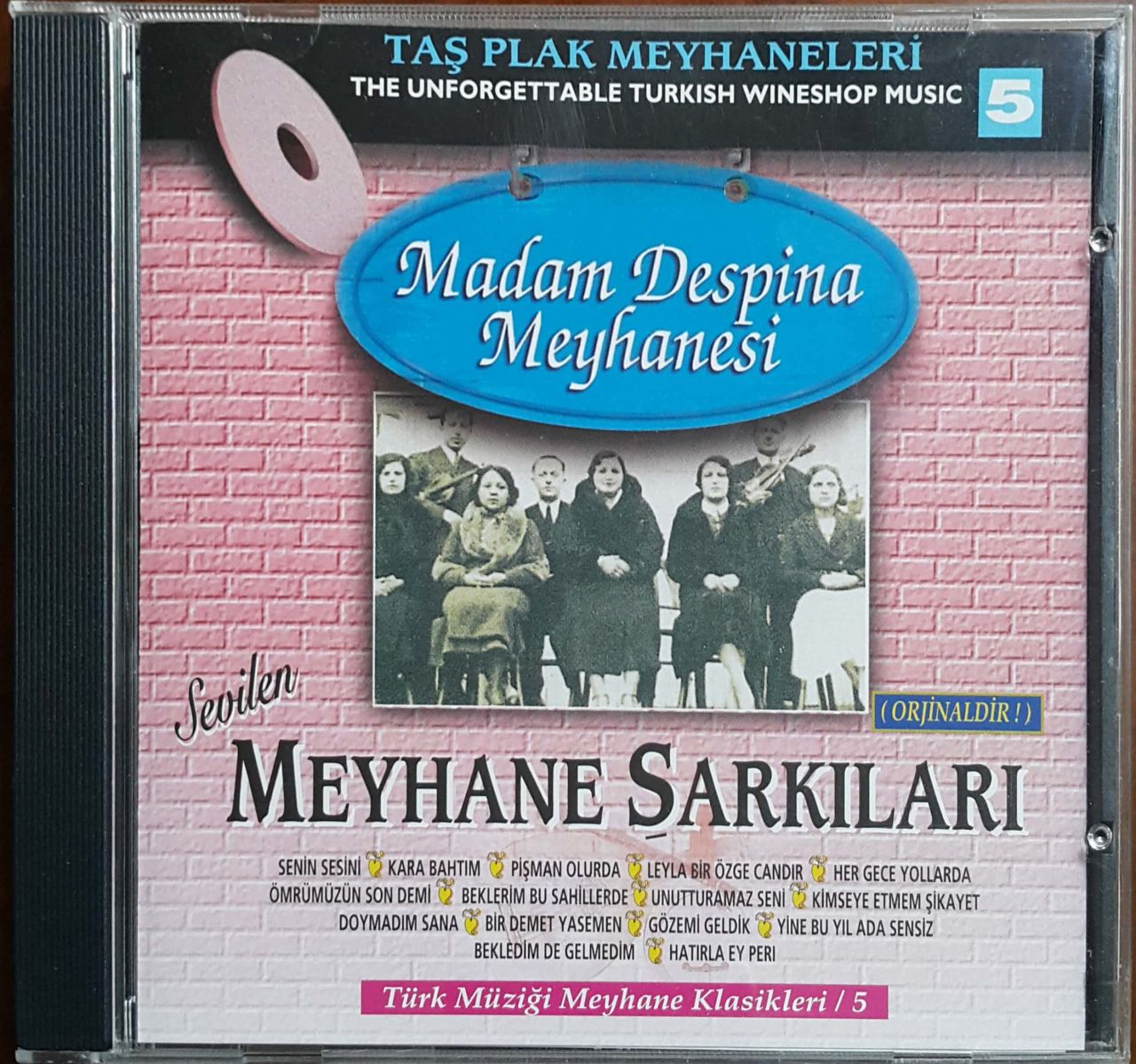 Madam Despina Meyhanesi Sevilen Meyhane Şarkıları 5 CD