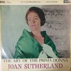 Joan Sutherland Art Of The Prima Donna Vol 1 LP Plak