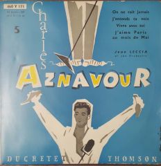 Charles Aznavour On Ne Sait Jamais J'entends Ta Voix 45lik Plak