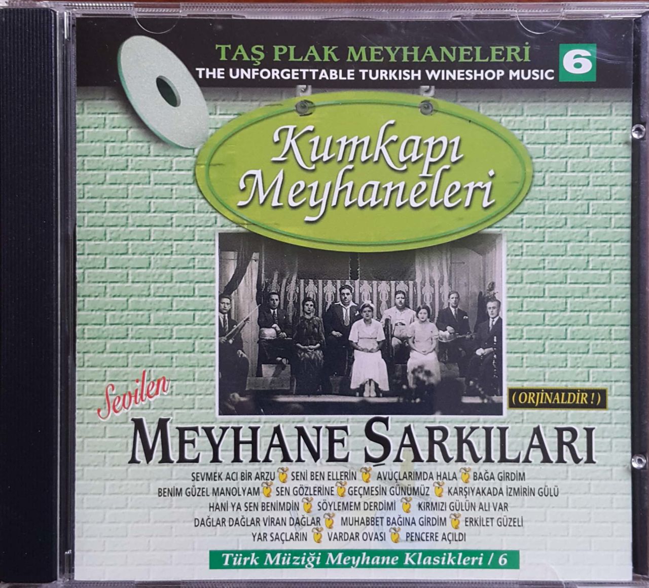 Kumkapı Meyhaneleri Sevilen Meyhane Şarkıları 6 CD