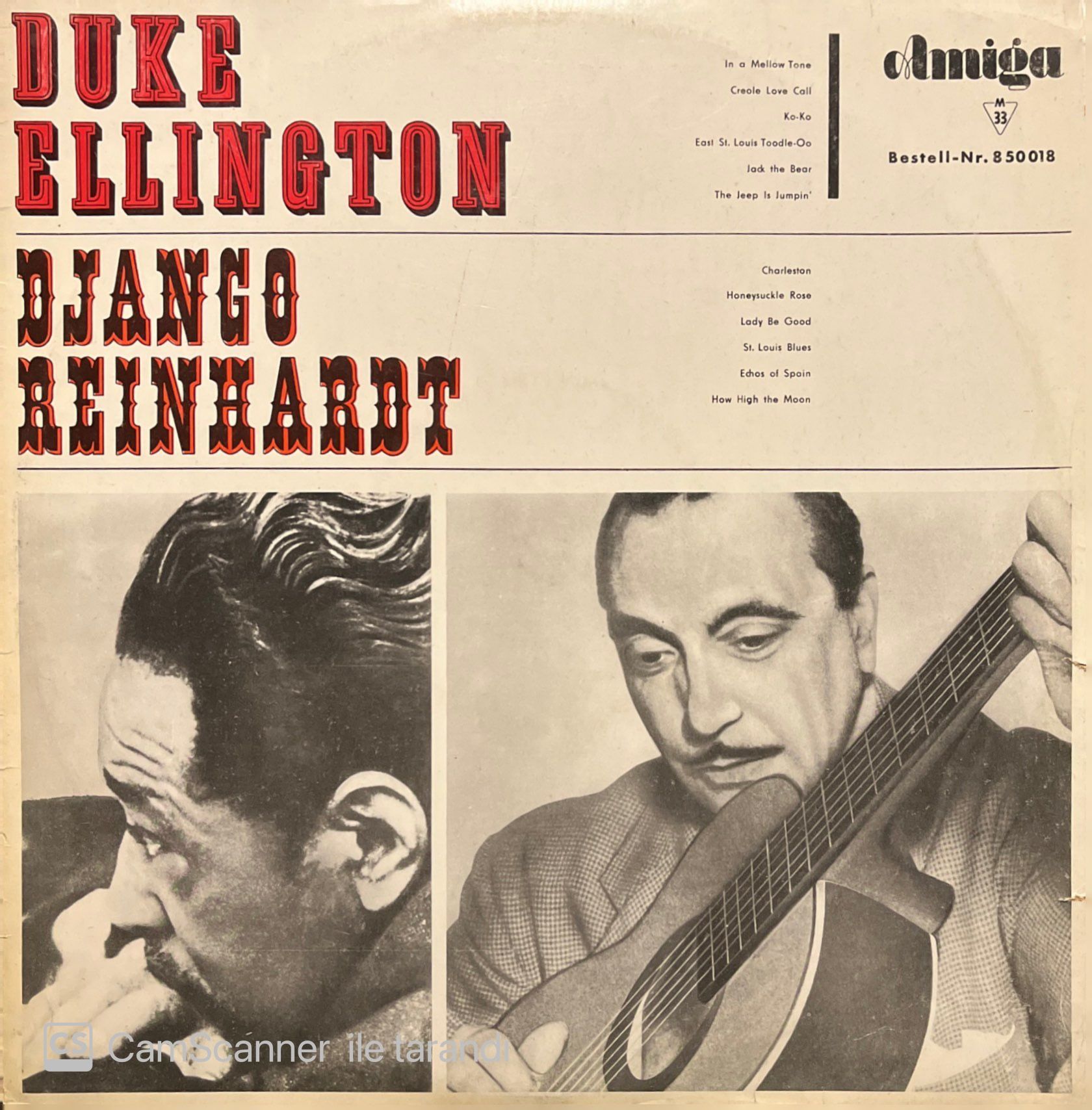 Duke Ellington Django Reinhadt LP Plak