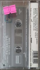 Pavarotti İn Hyde Park Kaset