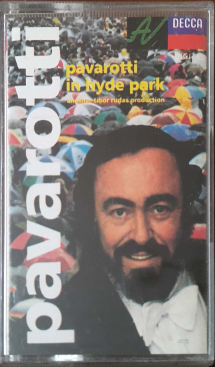 Pavarotti İn Hyde Park Kaset