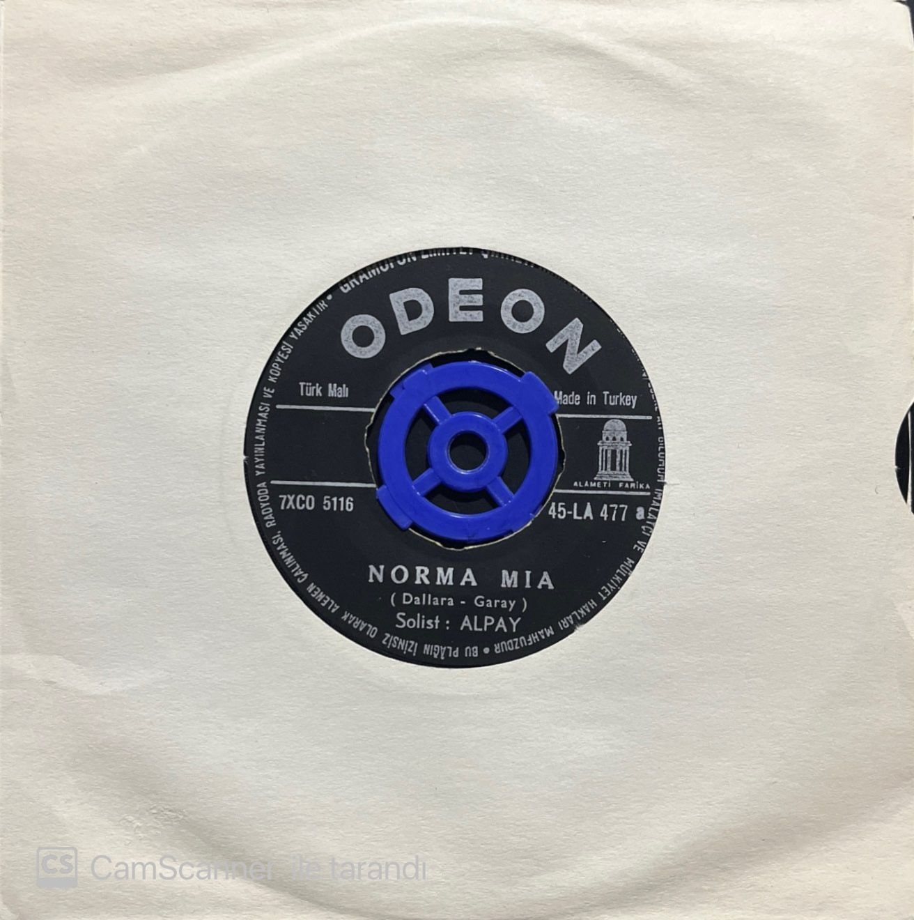Alpay Norma Mia 45lik Plak