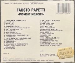 Fausto Papetti Midnight Melodies CD