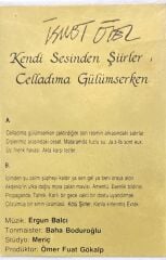 Kaset İsmet Özel Kendi Sesinden Şiirler Kaset