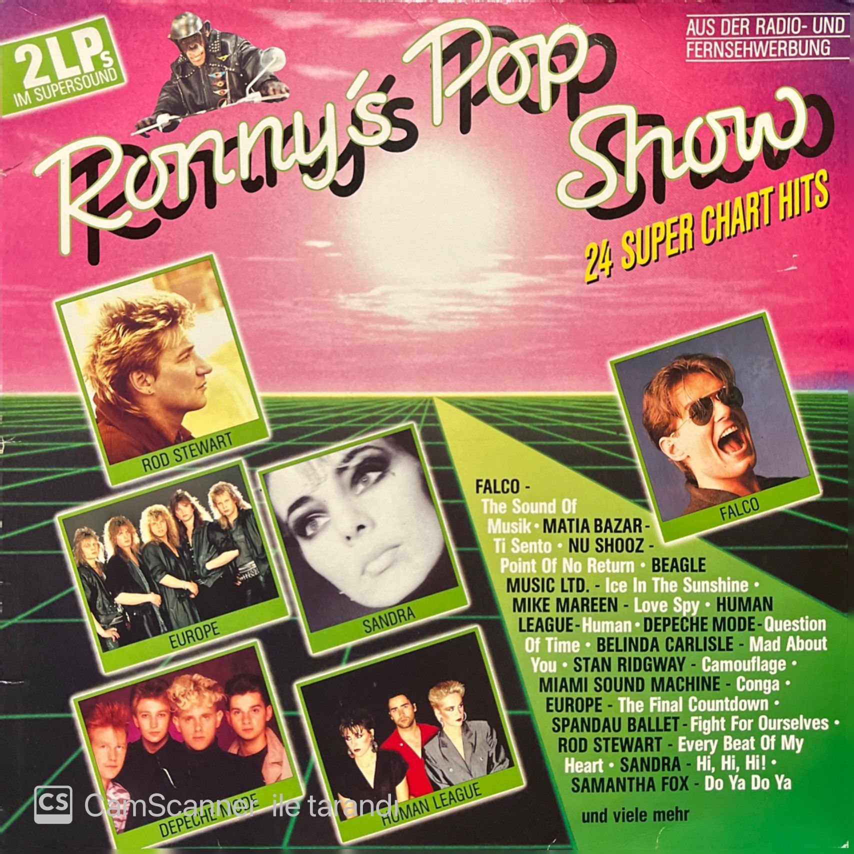 Ronny's Pop Show Double LP Plak
