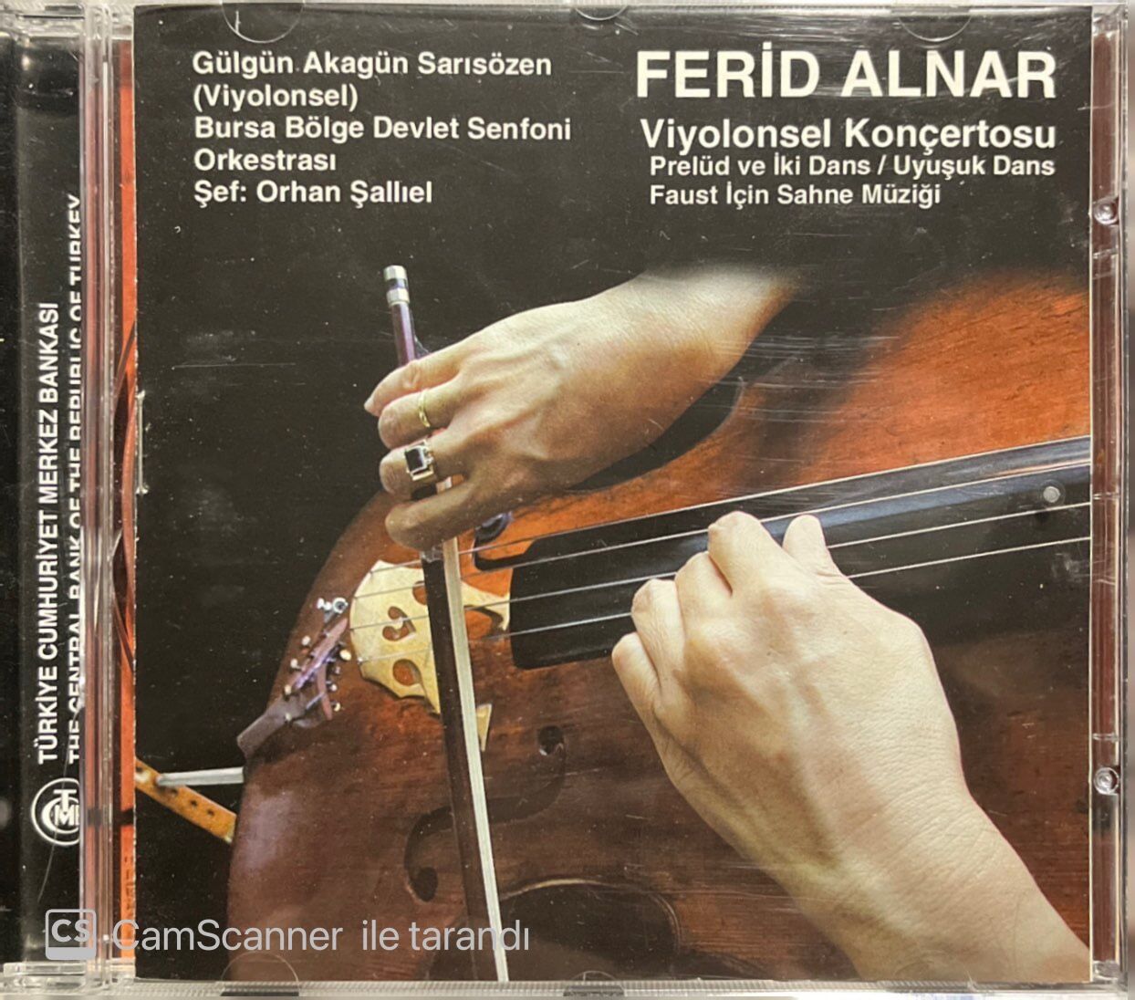 Ferid Alnar Viyolonsel Konçertosu CD